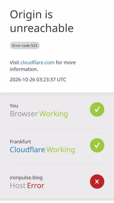Screenshot of ironpulse.blog