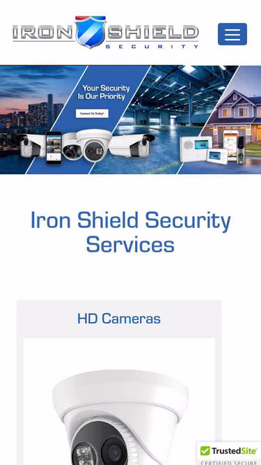 Screenshot of ironshield.net
