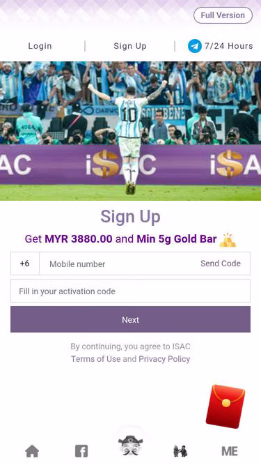 Screenshot of isac.club