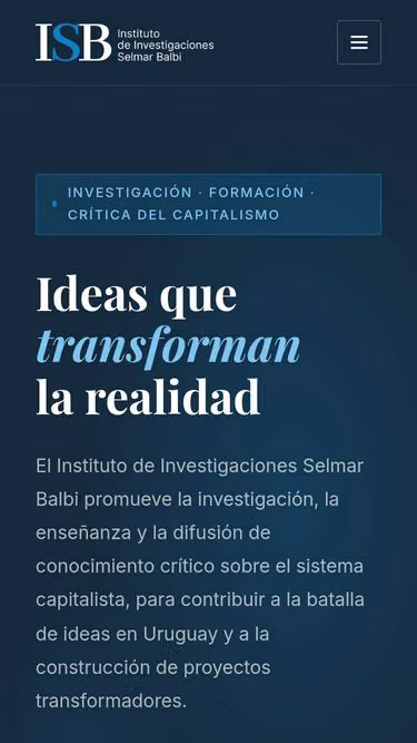 Screenshot of isb.uy