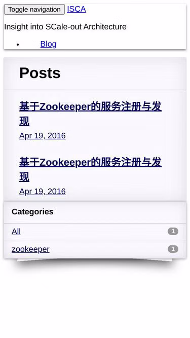 Screenshot of isca.io