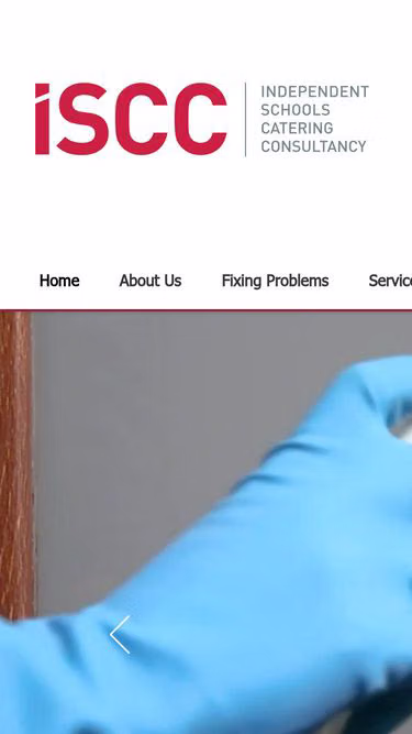 Screenshot of iscc.co.uk