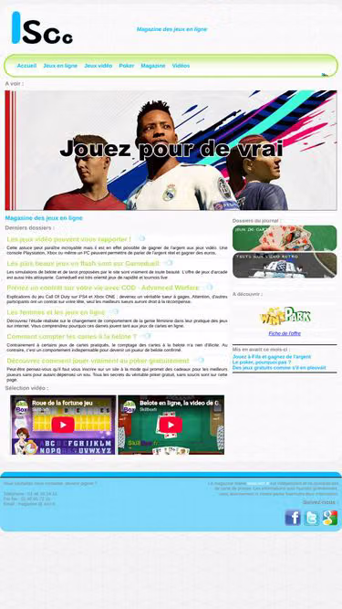 Screenshot of iscc.fr