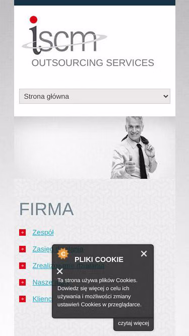 Screenshot of iscm.pl