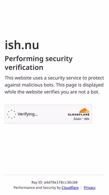 Screenshot of ish.nu