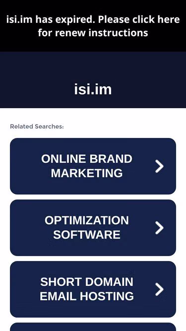 Screenshot of isi.im