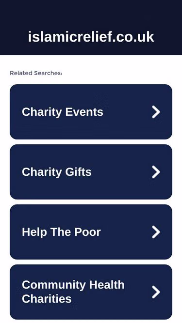 Screenshot of islamicrelief.co.uk