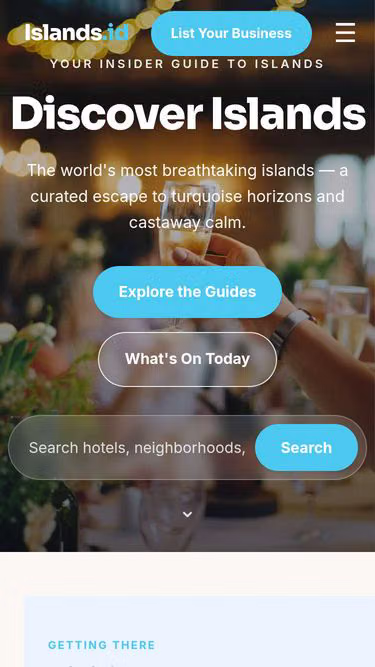 Screenshot of islands.id