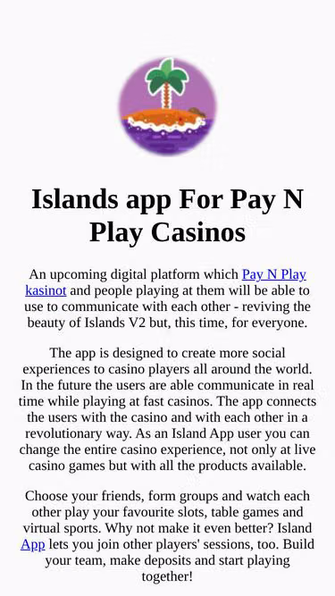 Screenshot of islands.im
