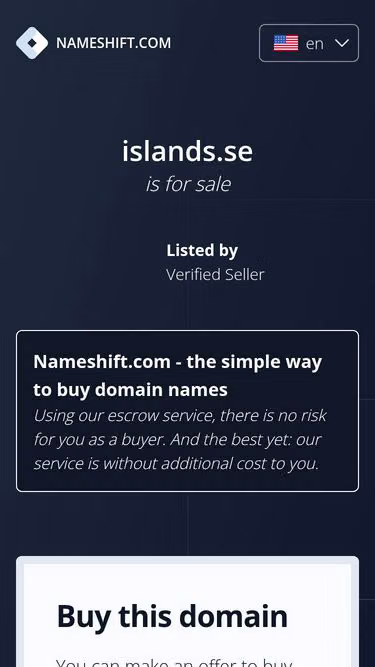 Screenshot of islands.se