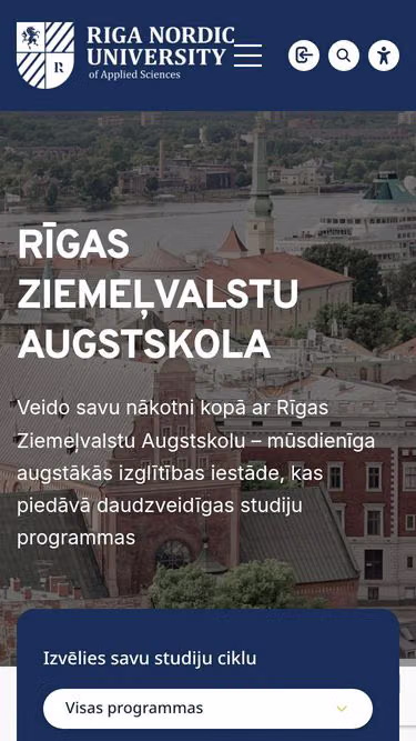 Screenshot of isma.lv