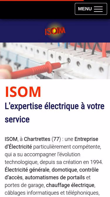 Screenshot of isom.fr