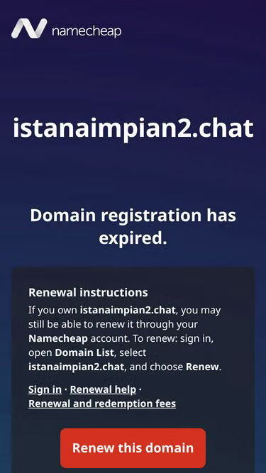Screenshot of istanaimpian2.chat