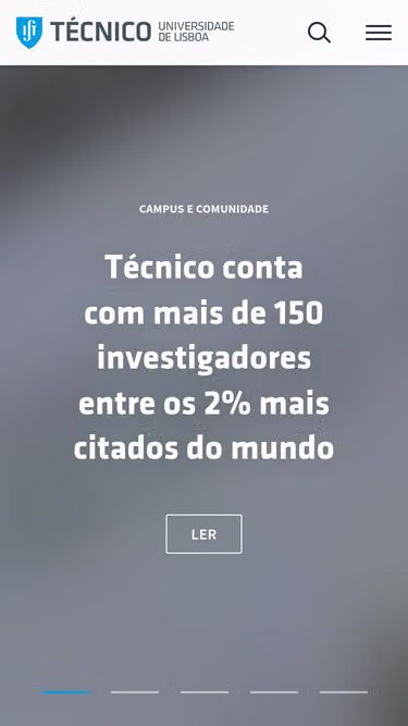 Screenshot of istech.pt