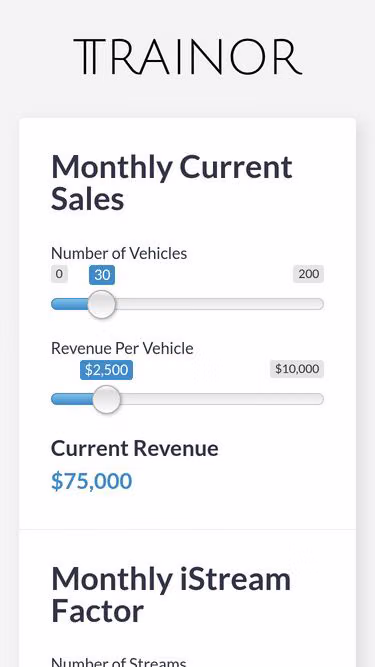 Screenshot of istream.solutions