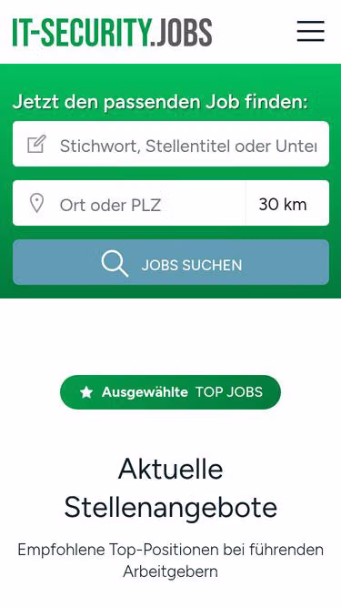 Screenshot of it-security.jobs