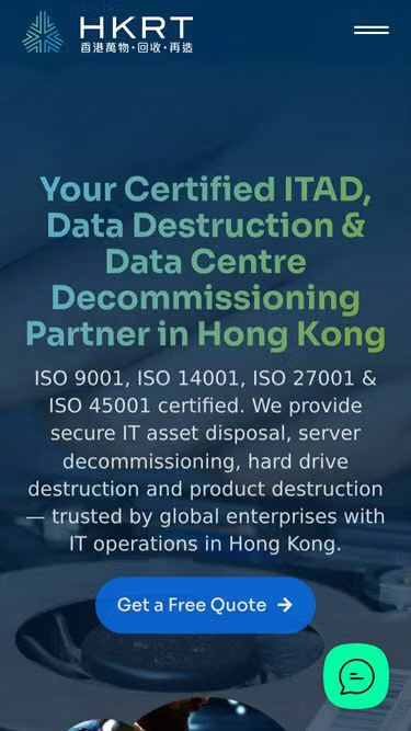 Screenshot of itad.com.hk