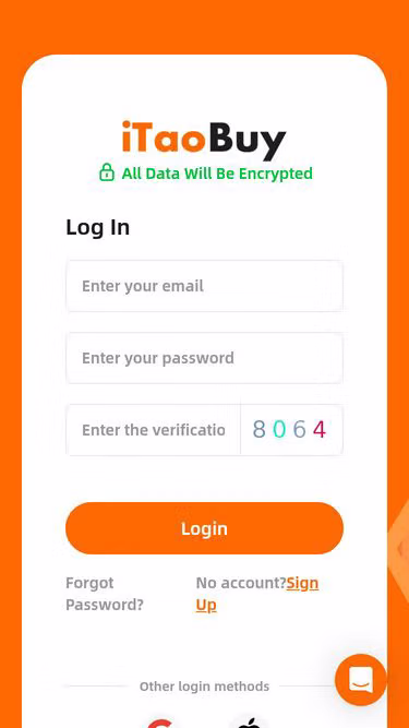 Screenshot of itaobuy.com