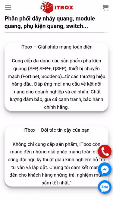 Screenshot of itbox.vn