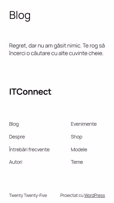 Screenshot of itconnect.ro