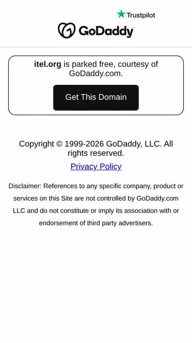 Screenshot of itel.org