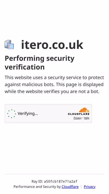 Screenshot of itero.co.uk