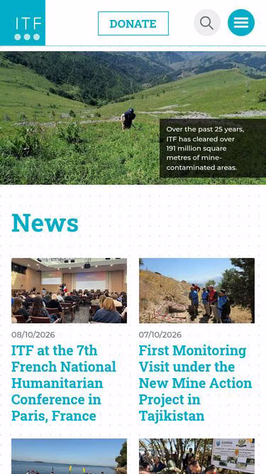 Screenshot of itf.si