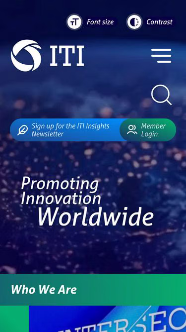 Screenshot of itic.org