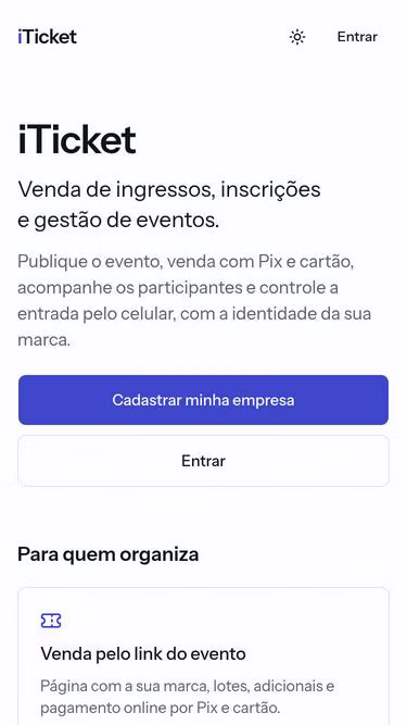 Screenshot of iticket.app.br