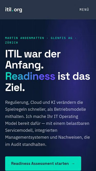 Screenshot of itil.org