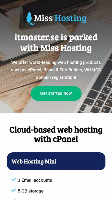 Screenshot of itmaster.se