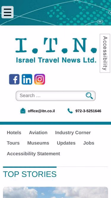 Screenshot of itn.co.il