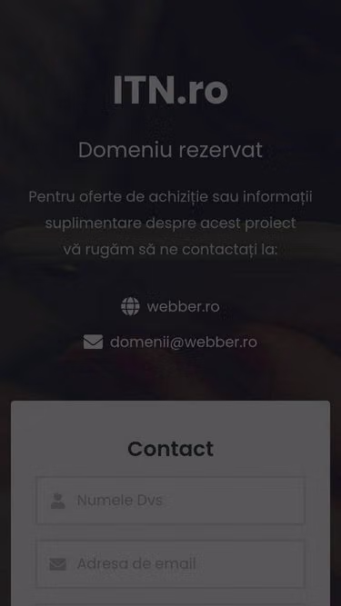 Screenshot of itn.ro