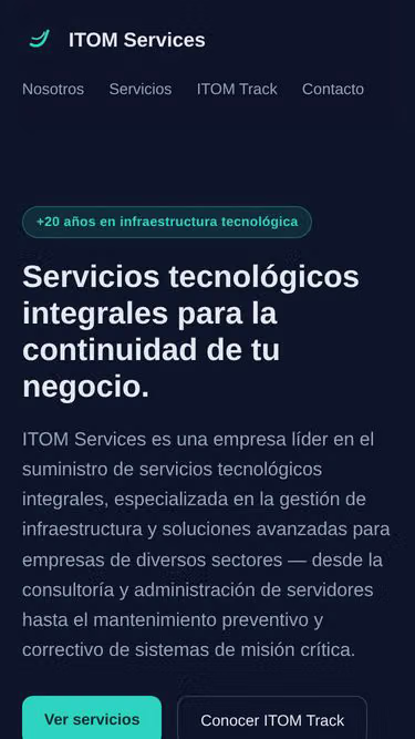 Screenshot of itom.com.ar