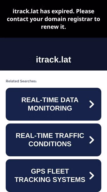 Screenshot of itrack.lat