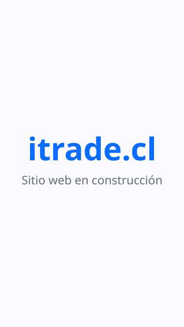 Screenshot of itrade.cl