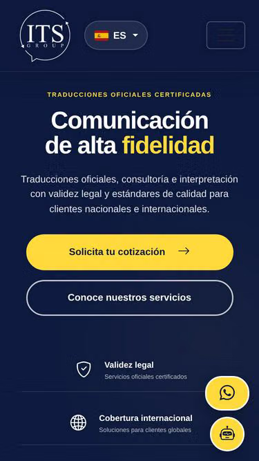 Screenshot of itsgroup.com.co