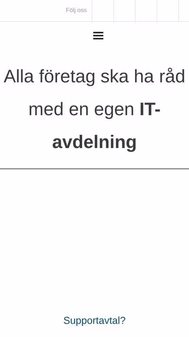 Screenshot of itteam.se