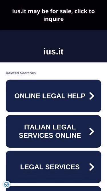 Screenshot of ius.it