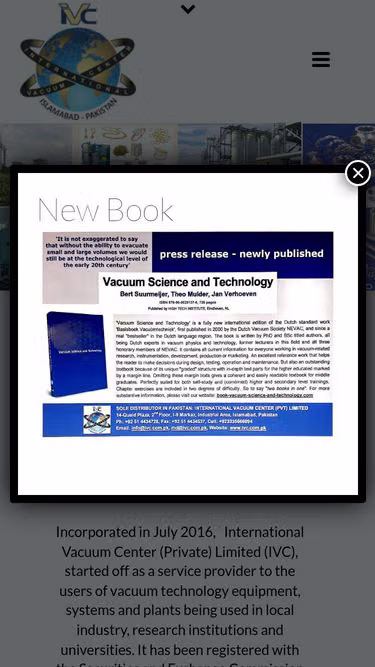 Screenshot of ivc.com.pk