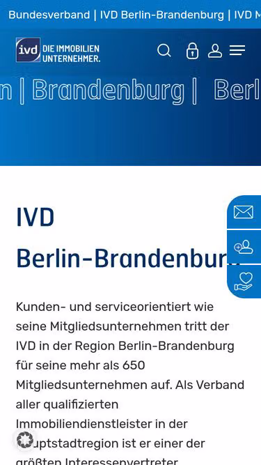 Screenshot of ivd.berlin