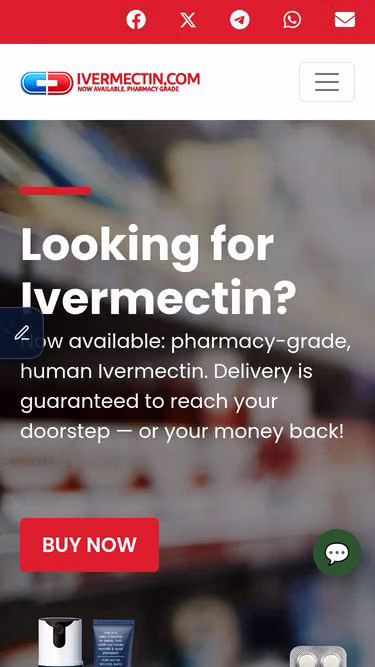 Screenshot of ivermectin.org