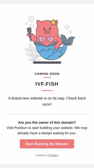 Screenshot of ivf.fish