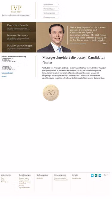 Screenshot of ivp.ch