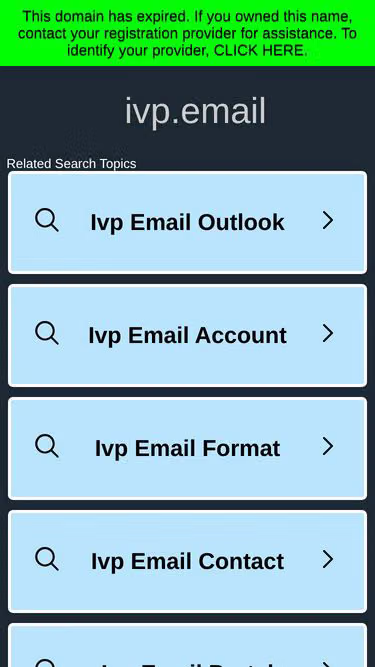 Screenshot of ivp.email