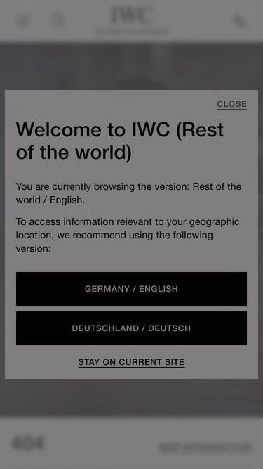 Screenshot of iwc.no