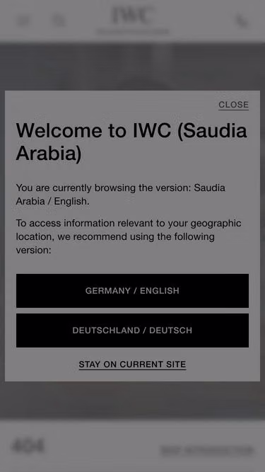 Screenshot of iwc.sa