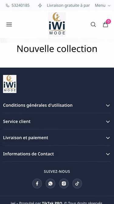 Screenshot of iwi.tn