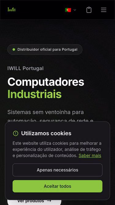 Screenshot of iwill.pt