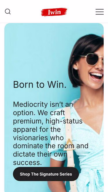 Screenshot of iwin.clothing